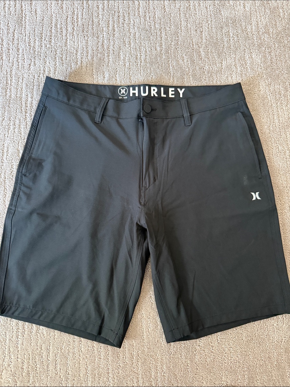 Hurley Black Men's Hybrid Shorts